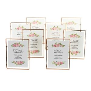 16 Rose Gold 6X8 Frames